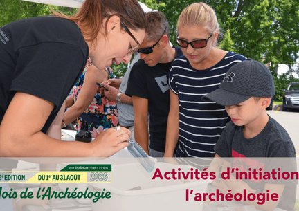 Activités d’initiation à l’archéologie